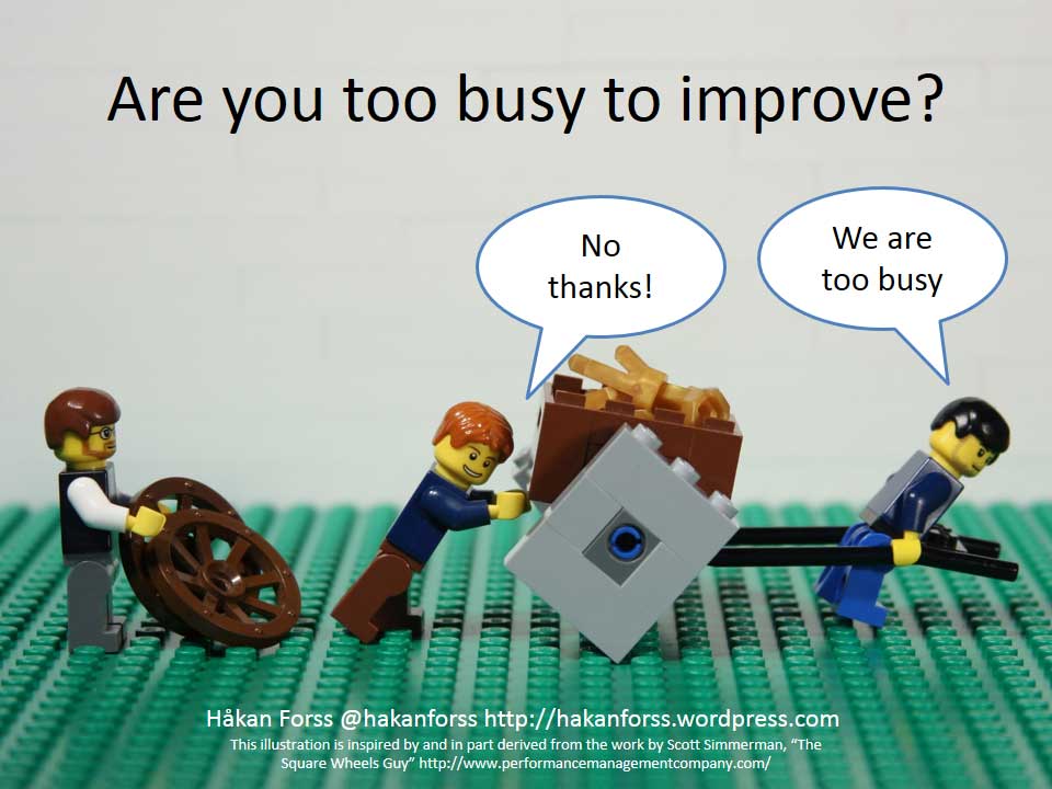 Too busy to improve