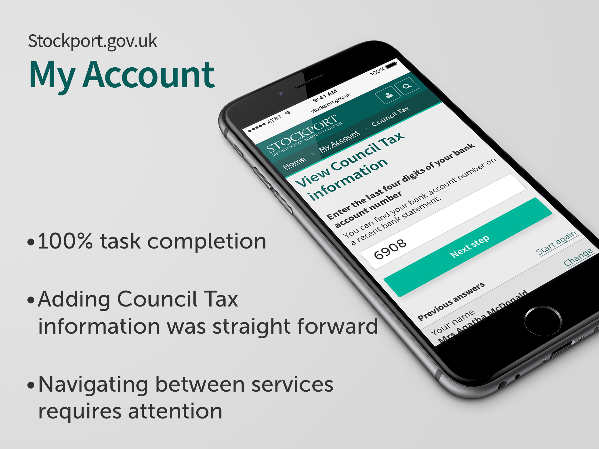 UX My Account UX My Account