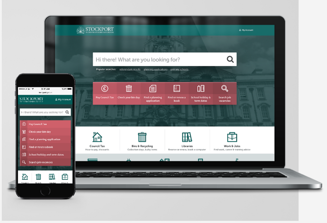 Stockport Council website