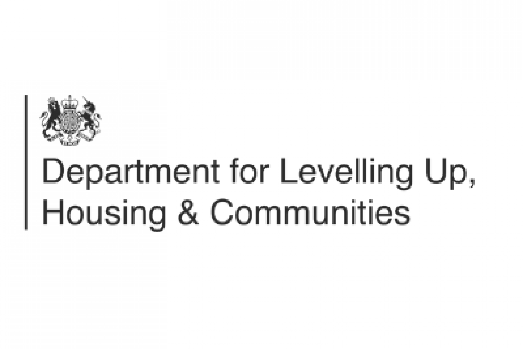 Department for levelling up, housing and communities logo