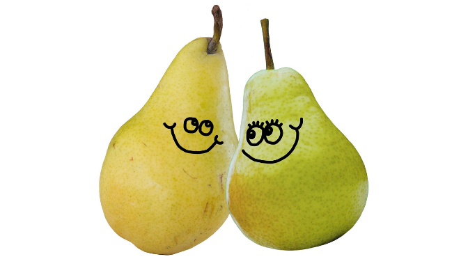 2 pears