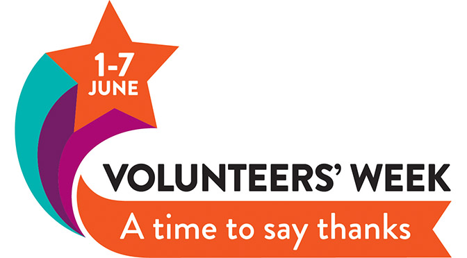 [Volunteers Week] logo A time to say thanks